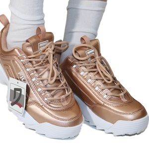 Fila | Shoes | Chunky Rose Gold Filas Fila Ugly Sneakers | Poshmark